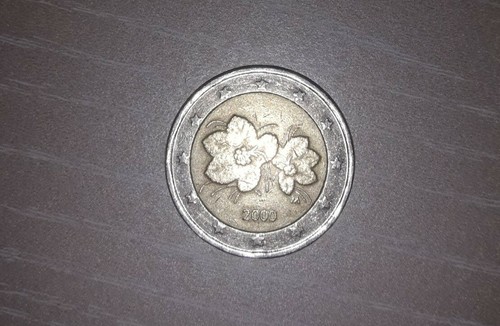 Moneta euro finlandia - moneta,