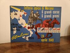 Lotteria ippica Merano 1949