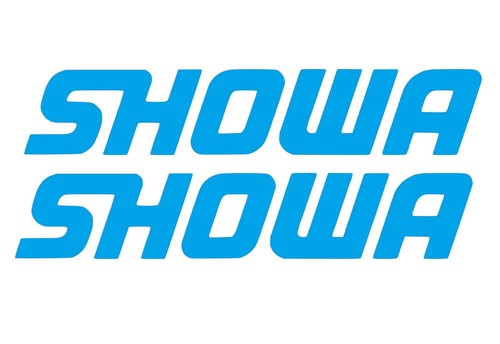 Adesivi showa azzurro 2pz - adesivi,