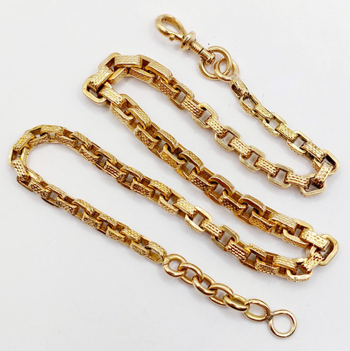 Catena per orologio antica oro