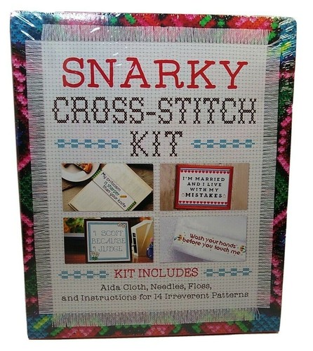 Snarky kit punto croce - kit, 14