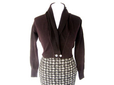 Romeo Gigli cardigan aubergine