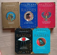 CHRISTIAN JACQ  "Il romanzo di RAMSES"   Mondadori - 5 volumi.   V1