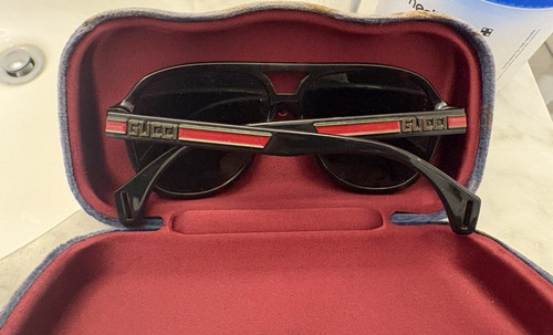 Gucci men rectangular black - gucci,