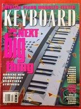 KEYBOARD FEB 1994 STEREOLAB/ROXETTE/TOM OBERHEIM/THEREMIN/COREA/EMU MORPHEUS/VL1