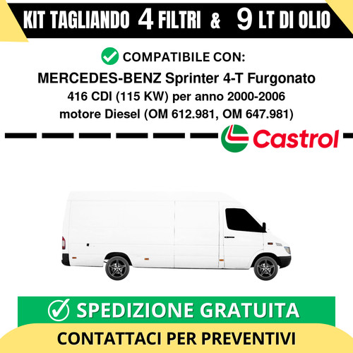 Tagliando per mercedes benz - tagliando, mercedes-benz