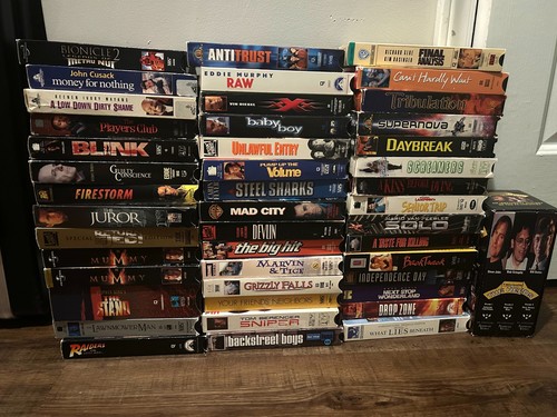 Vhs tapes movies lot action - movies,