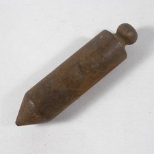 ANTICO PESO FILO A PIOMBO IN METALLO ATTREZZO UTENSILE STRUMENTO VINTAGE D'EPOCA