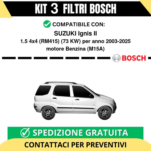 Kit bosch filtri tagliando - bosch, 3