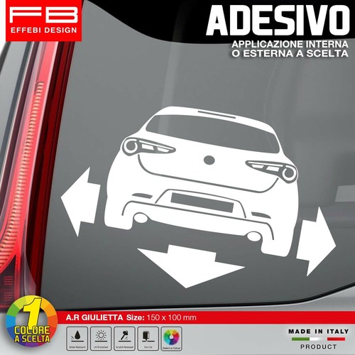 Adesivi stickers giulietta - adesivi,