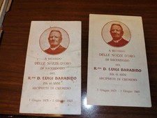 ARCIPRETE DI CREMENO 1923 RICORDO NOZZE D'ORO SACERDOZIO