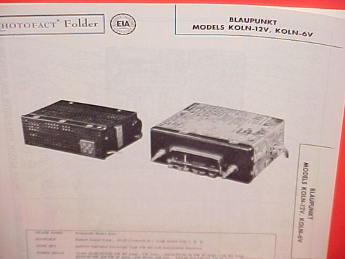 1958 blaupunkt auto - blaupunkt,