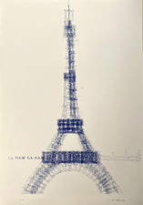 Cozette de Charmoy sérigraphie originale signée art abstrait abstraction abstrac