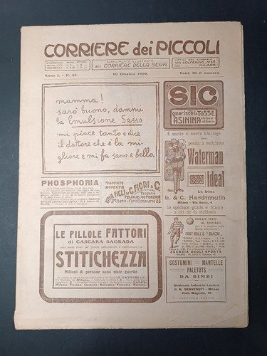 Fumetto corriere dei - corriere,