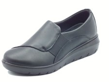 ENVAL Soft 8773500 Nappa Soft Nero Mocassini Confort per Donna in pelle con elas