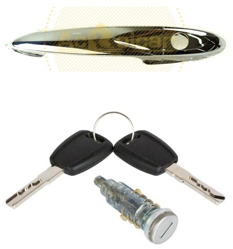 Kit maniglia chiave porta - maniglia, +