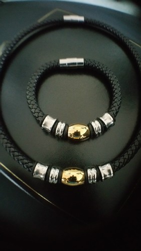 Set bracciale collana uomo - collana,