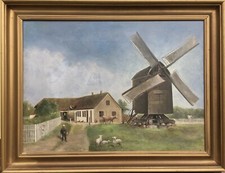 Dipinto a Olio Di 1892 Per