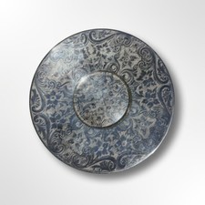 Antico piatto inciso argento