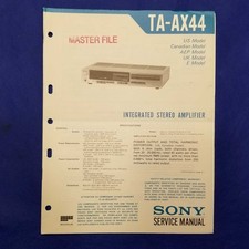 SONY TA-AX44 Manuale di