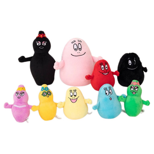 Peluche famiglia barbapapa - famiglia,