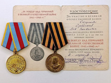 Medaglie Sovietiche per la