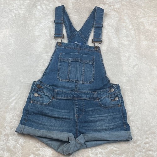 Salopette corta blu denim blue - salopette,