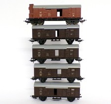 LIMA 5 pz CARRI COPERTI CON PORTE SCORREVOLI FS - SNCF