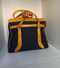 Borsa tote Bag Sac Valentino Garavani 1970s Vintage borsa spalla pelle tessuto 