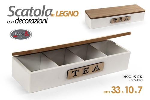 Scatola porta bustine the
