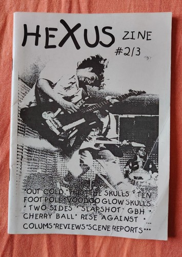 Hexus zine punk hardcore - zine,