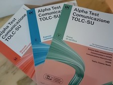 Kit Tre Volumi Alpha Test Comunicazione TOLC-SU