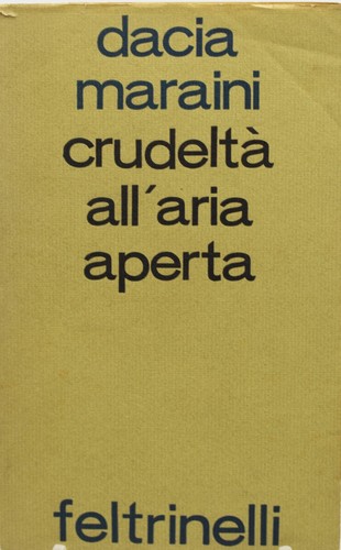 Libro dacia maraini crudeltà - libro,