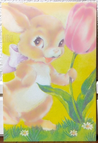 Cartolina pasquale coniglio