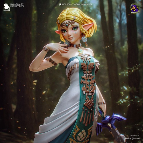 Zelda scale unpainted - scale,