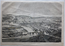 Stampa antica 1866 Verona