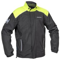Halvarssons Bofallet Giacca Moto Impermeabile Antipioggia - Nero/Giallo
