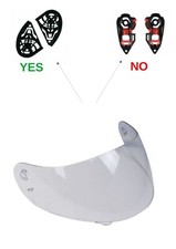 Visiera casco trasparente agv - casco,