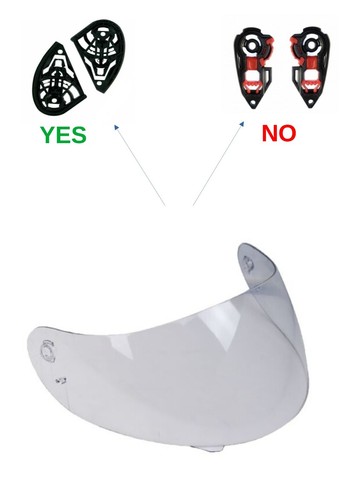 Visiera casco trasparente agv - visiera,