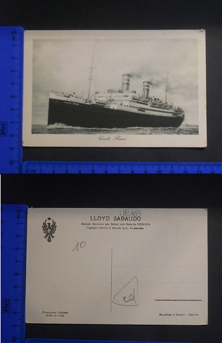 Veduta del transatlantico - veduta,