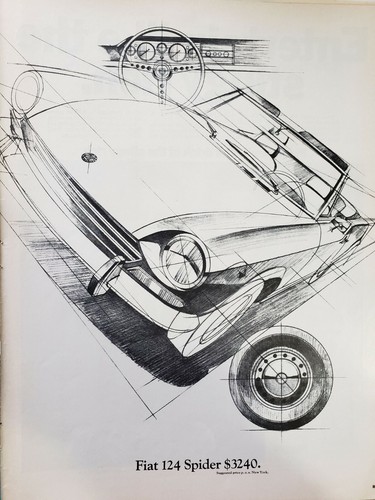 Fiat 124 spider lotto - di, 2