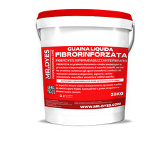 GUAINA LIQUIDA FIBRORINFORZATA - Grigia / Rossa / Bianca / Verde da 1-6-20 KG