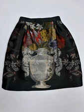 Miu Miu A/I 2006 Paralume Mini Gonna Vaso Stampa RARO Pezzo Ruway IT 42/US 6