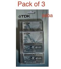 3 mini 8 cm TDK DVD-R 1,4 GB disco vuoto 30 minuti per videocamera Sony Canon Panasonic