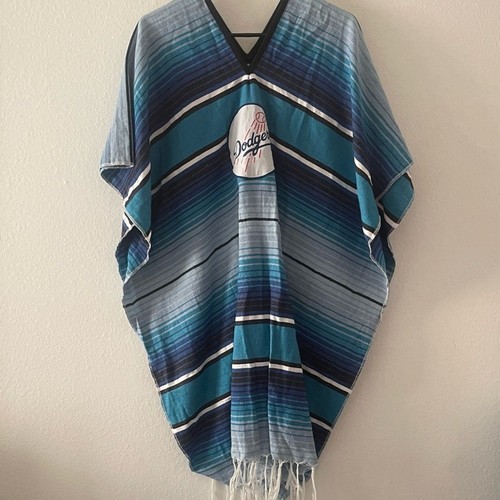 Poncho righe blu dodger - a,