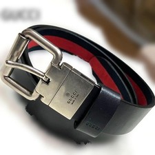 Cintura Gucci in pelle nera