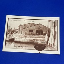 OSTERIA LA LAMPARA  VIA M. MORETTI Cartolina D'epoca
