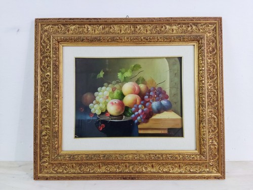 Cornice con dipinto olio - cornice,