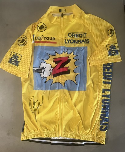 Maglia tdf gialla firmata - maglia,