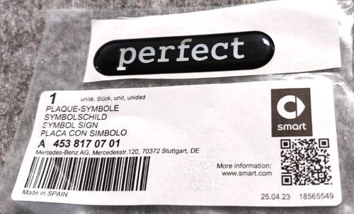 Adesivo scritta perfect - 1,